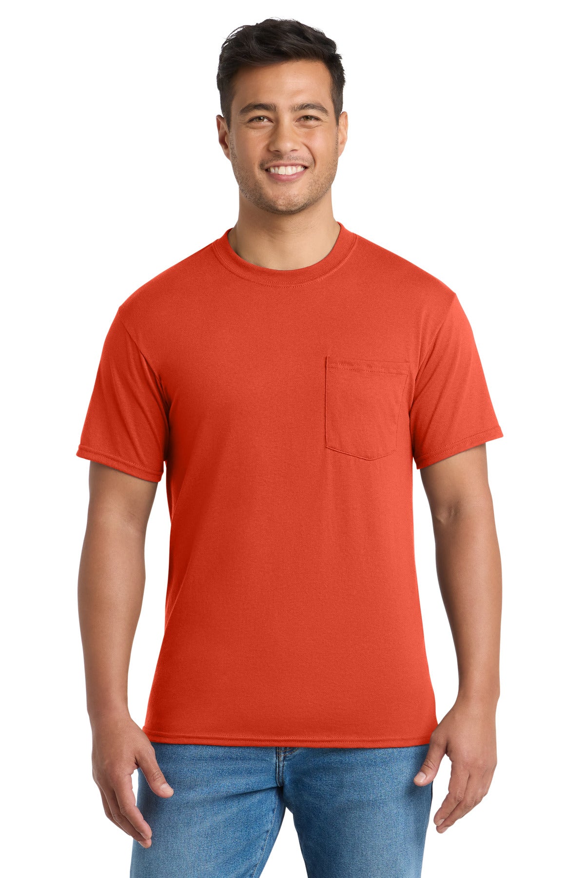 Port & Company PC55P - Core Blend Pocket Tee