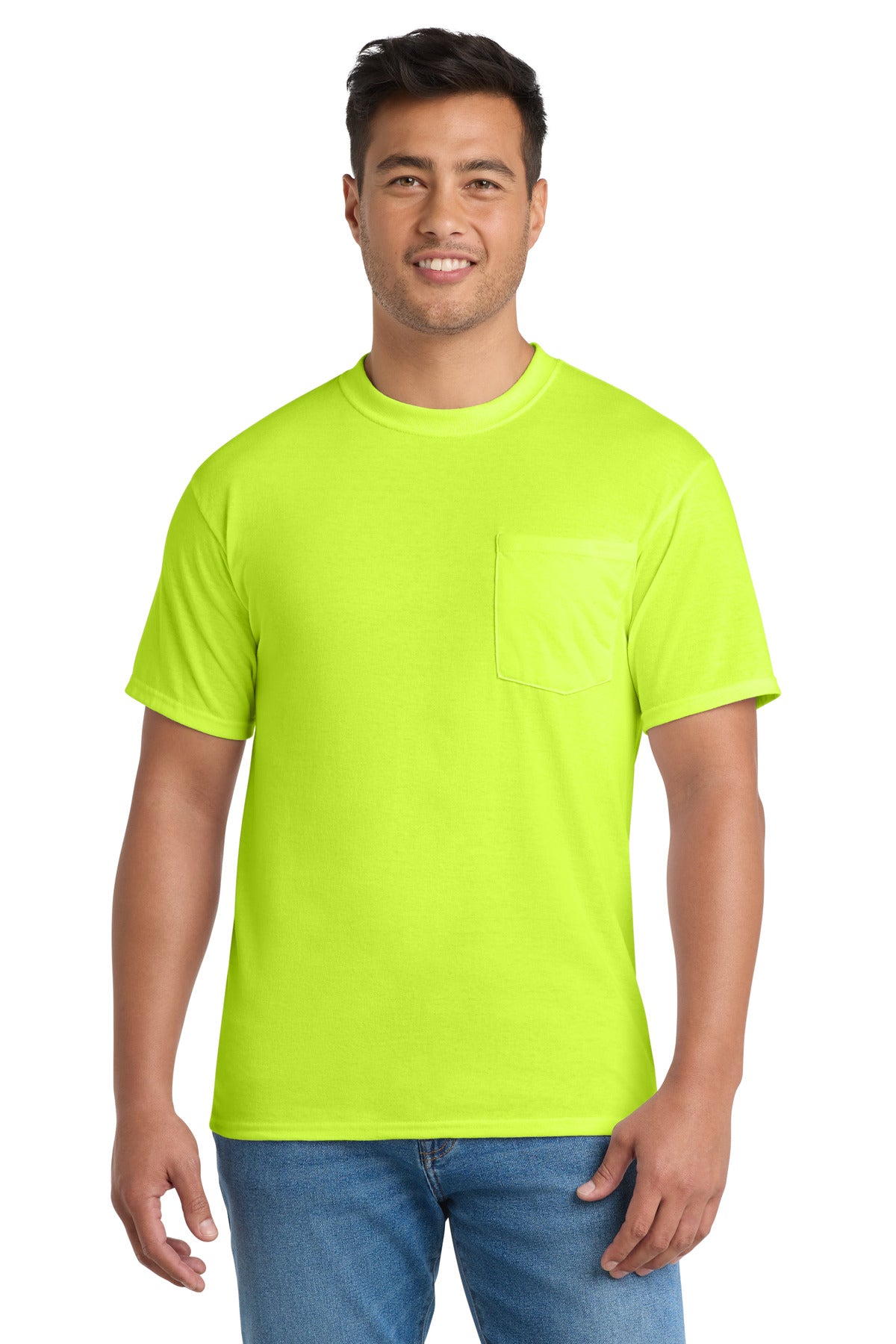 Port & Company PC55P - Core Blend Pocket Tee