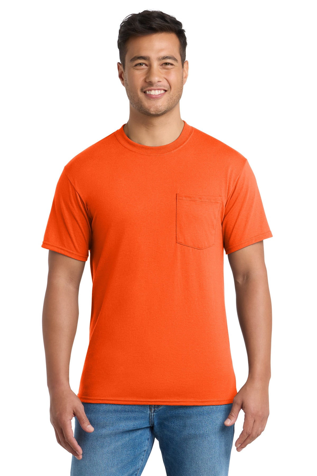 Port & Company PC55P - Core Blend Pocket Tee