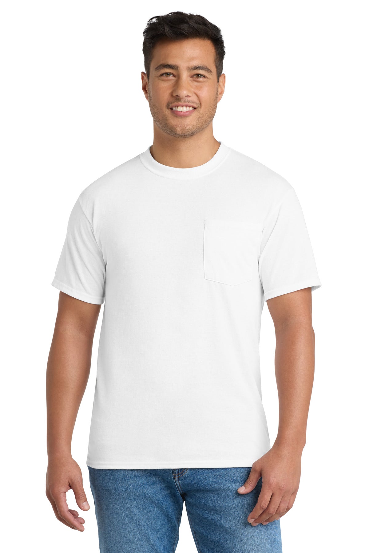 Port & Company PC55P - Core Blend Pocket Tee