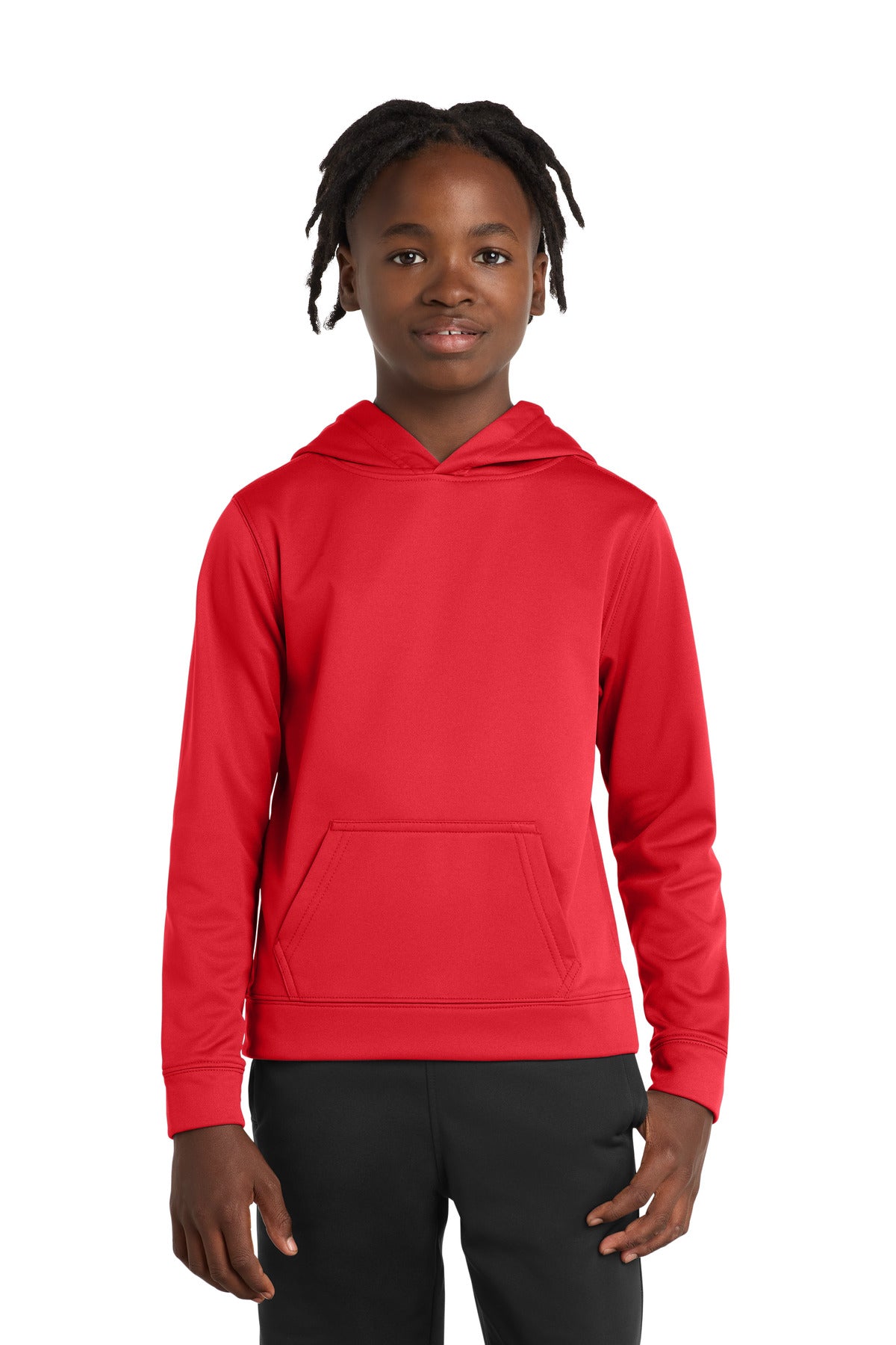 Port & Co PC590YH - Youth Performance Fleece Pullover Hooded Sweatshirt