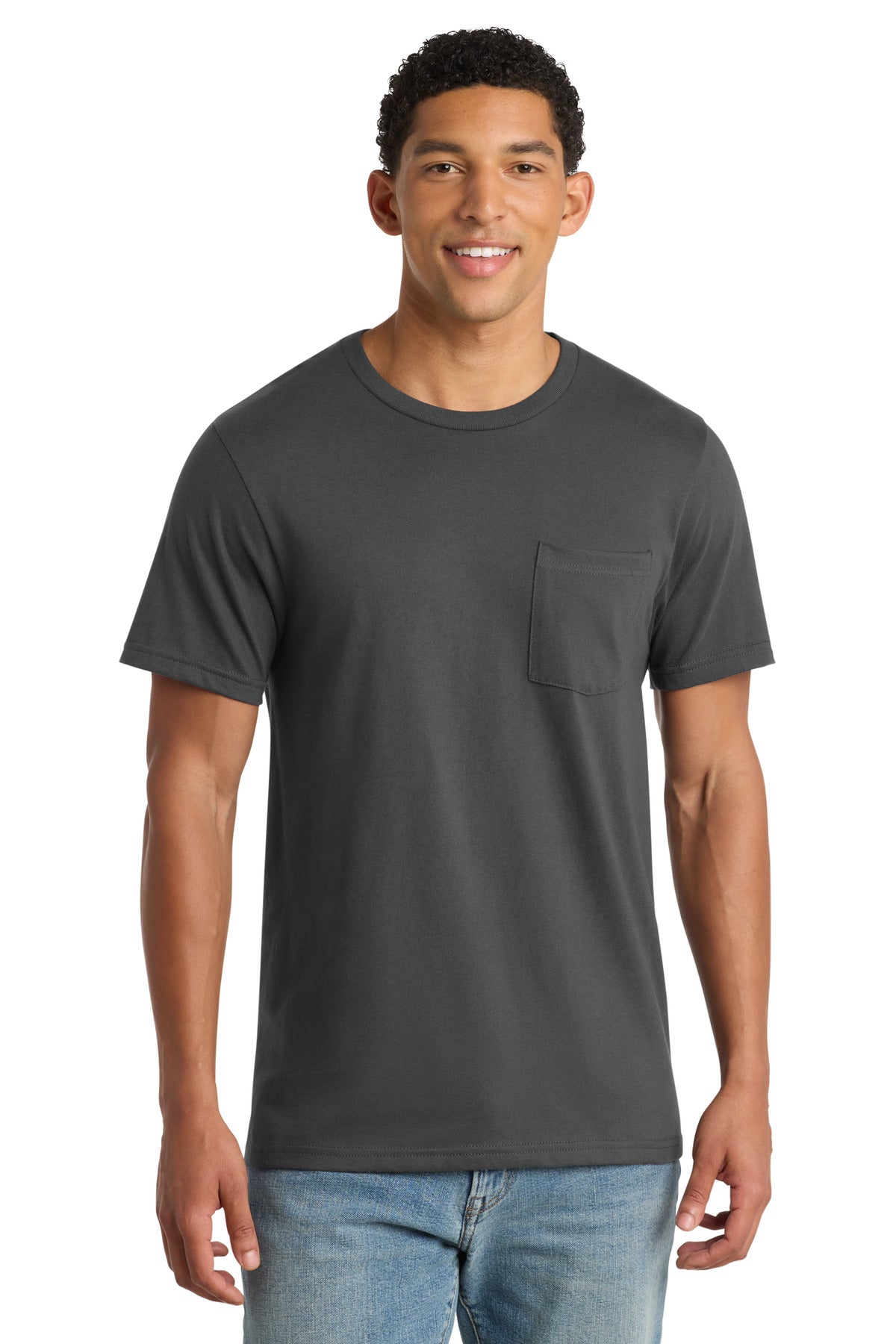 Port & Co PC600P - DISCONTINUED Port & Co Bouncer Pocket Tee