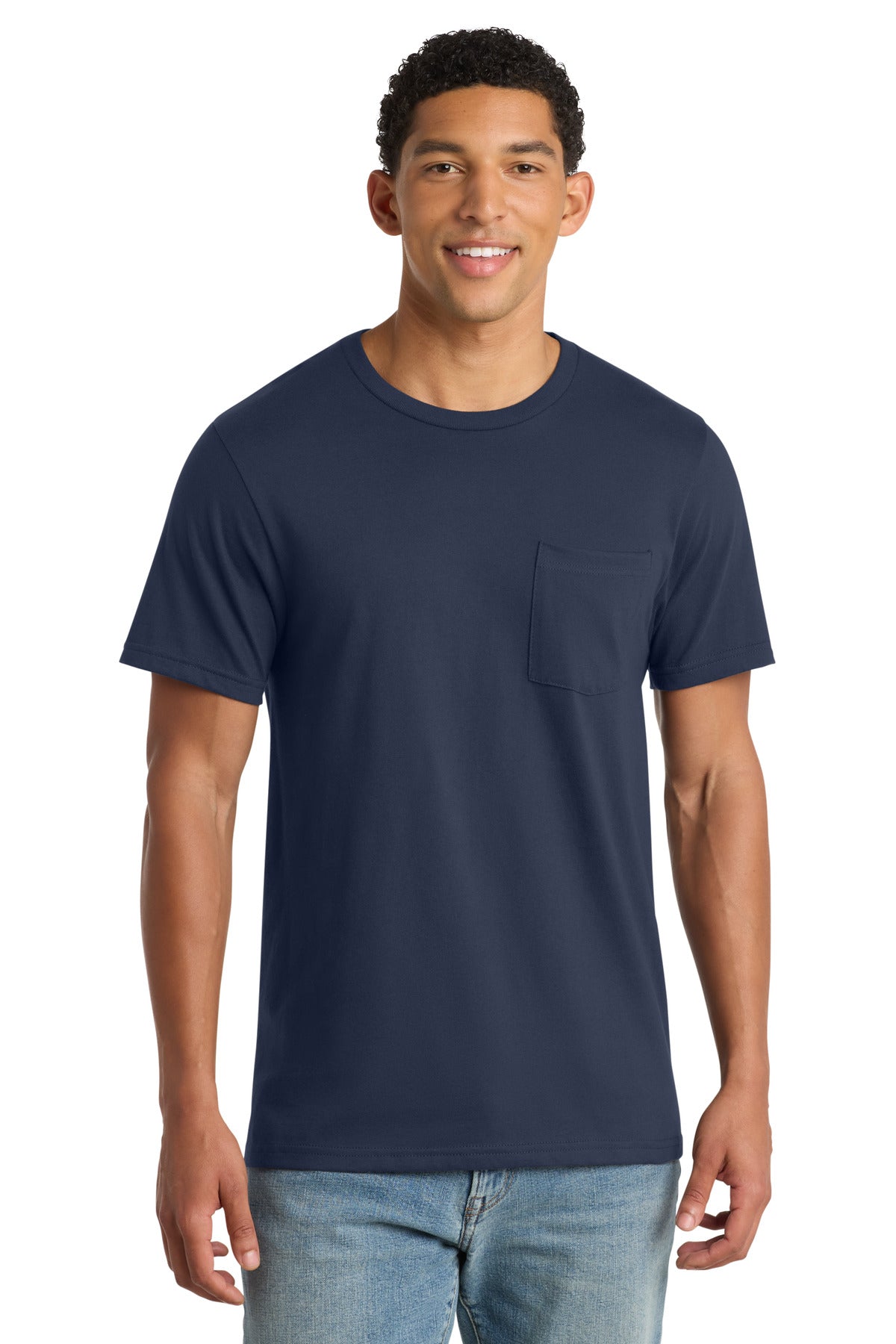 Port & Co PC600P - DISCONTINUED Port & Co Bouncer Pocket Tee