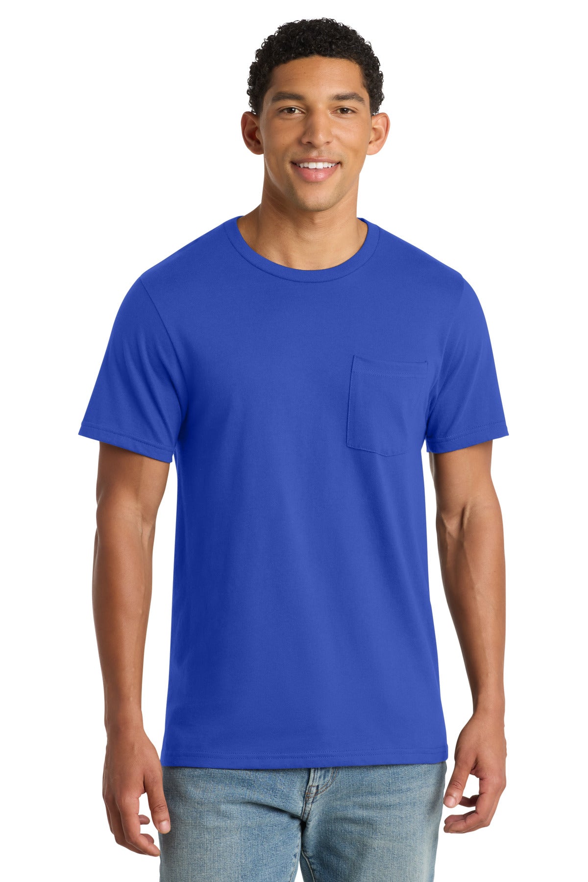 Port & Co PC600P - DISCONTINUED Port & Co Bouncer Pocket Tee
