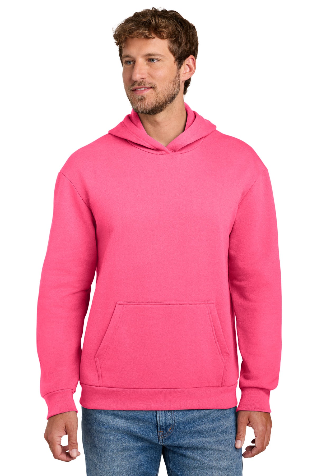 Port & Company PC68H - Easy Fleece Pullover Hooded Sweatshirt
