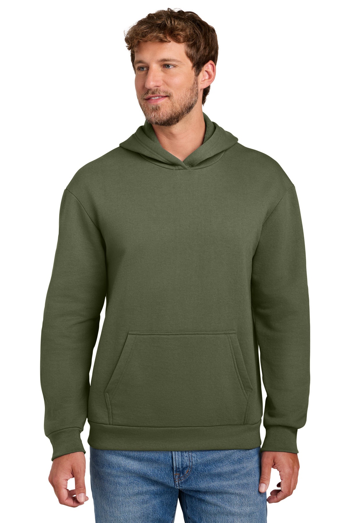 Port & Company PC68H - Easy Fleece Pullover Hooded Sweatshirt