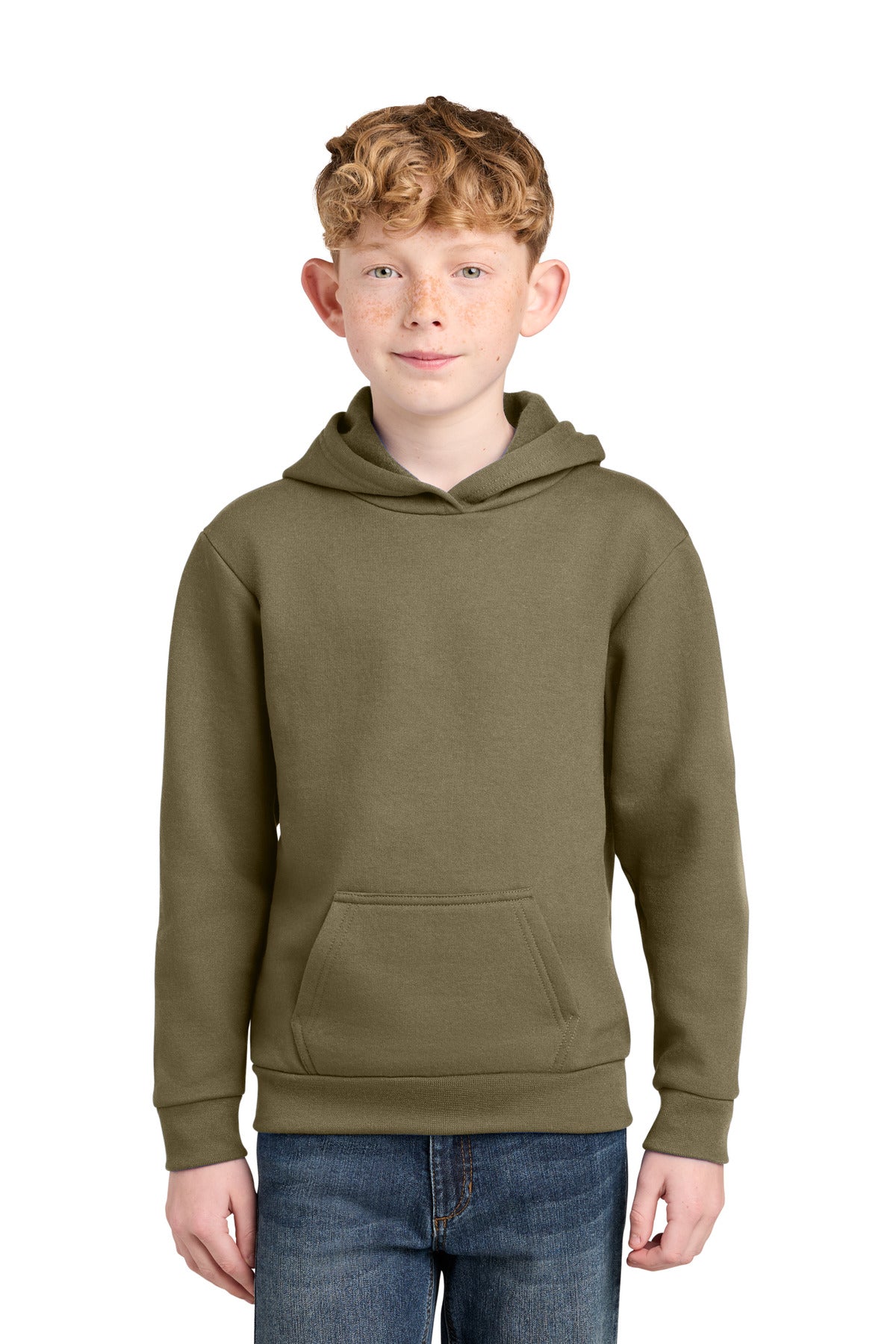 Port & Company PC68YH - Youth Easy Fleece Pullover Hooded Sweatshirt