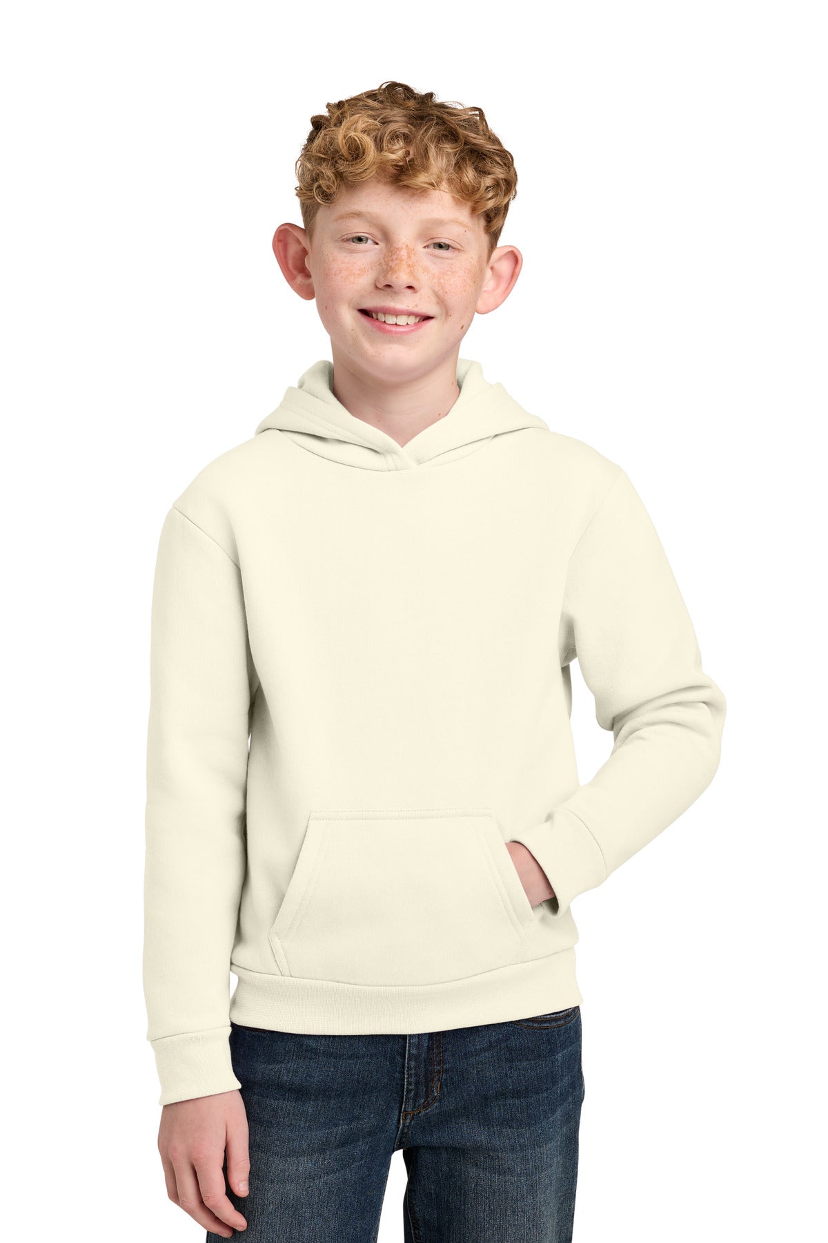 Port & Company PC68YH - Youth Easy Fleece Pullover Hooded Sweatshirt