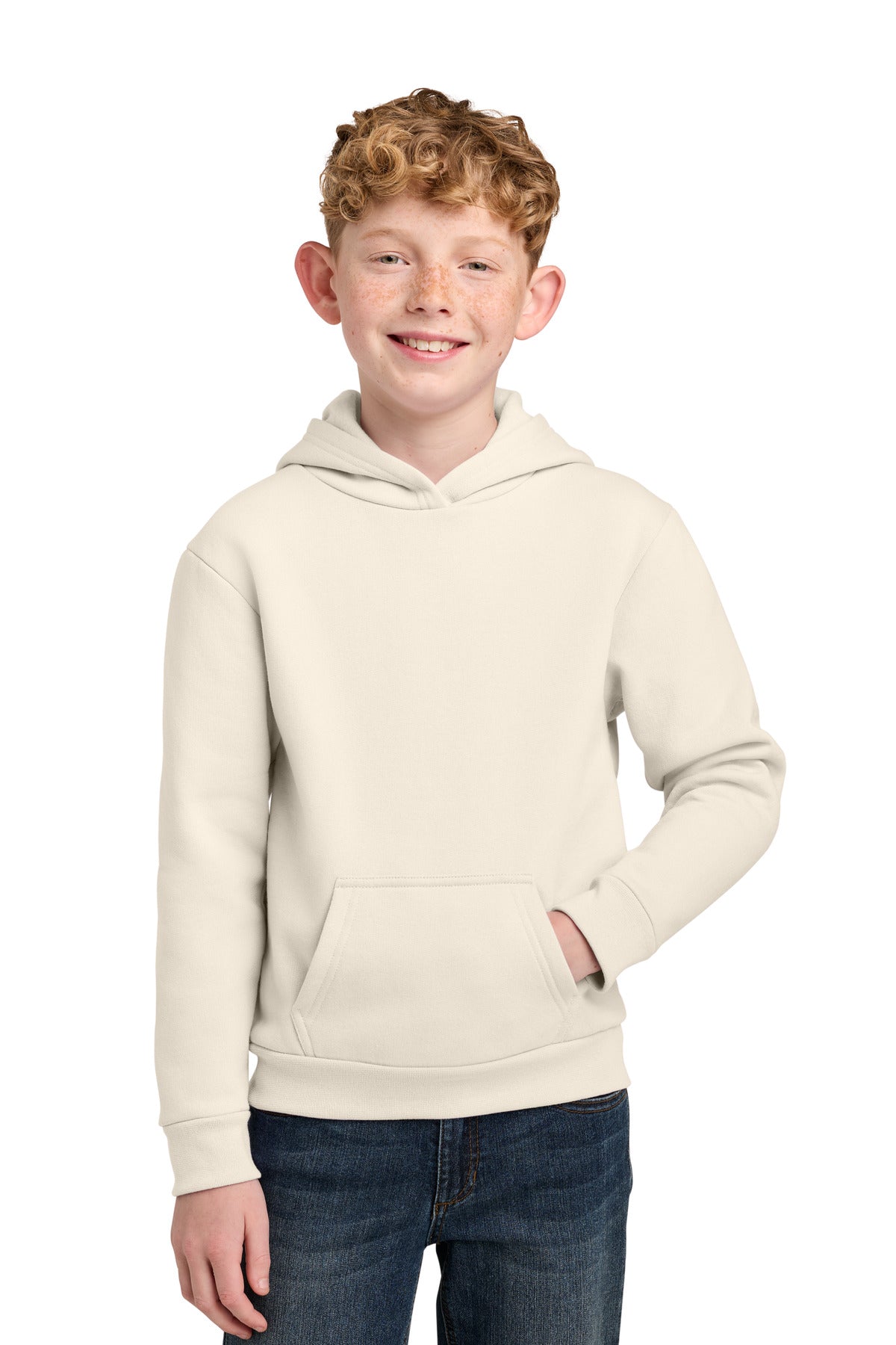 Port & Company PC68YH - Youth Easy Fleece Pullover Hooded Sweatshirt