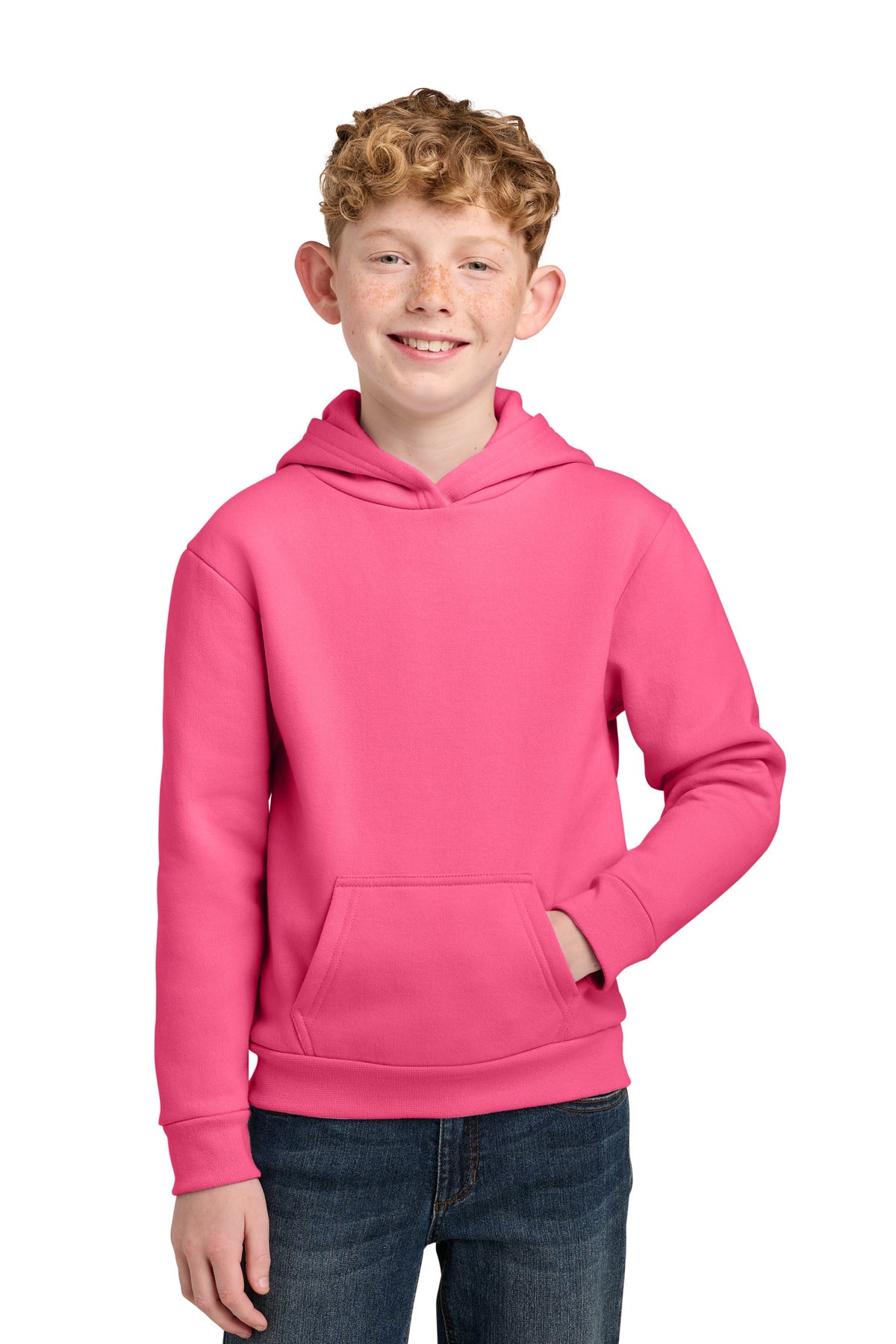Port & Company PC68YH - Youth Easy Fleece Pullover Hooded Sweatshirt