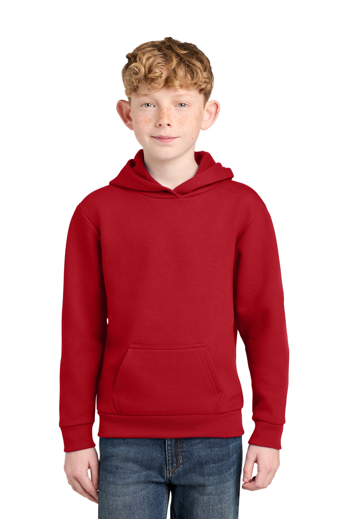 Port & Company PC68YH - Youth Easy Fleece Pullover Hooded Sweatshirt