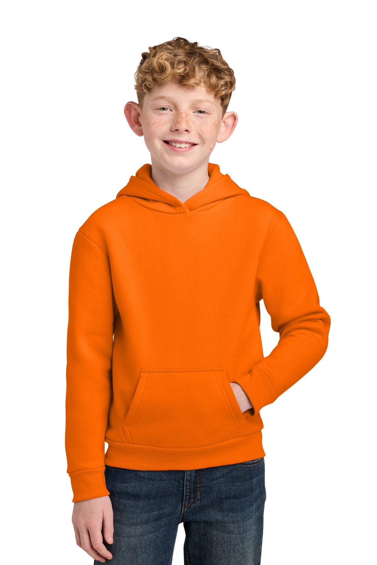 Port & Company PC68YH - Youth Easy Fleece Pullover Hooded Sweatshirt