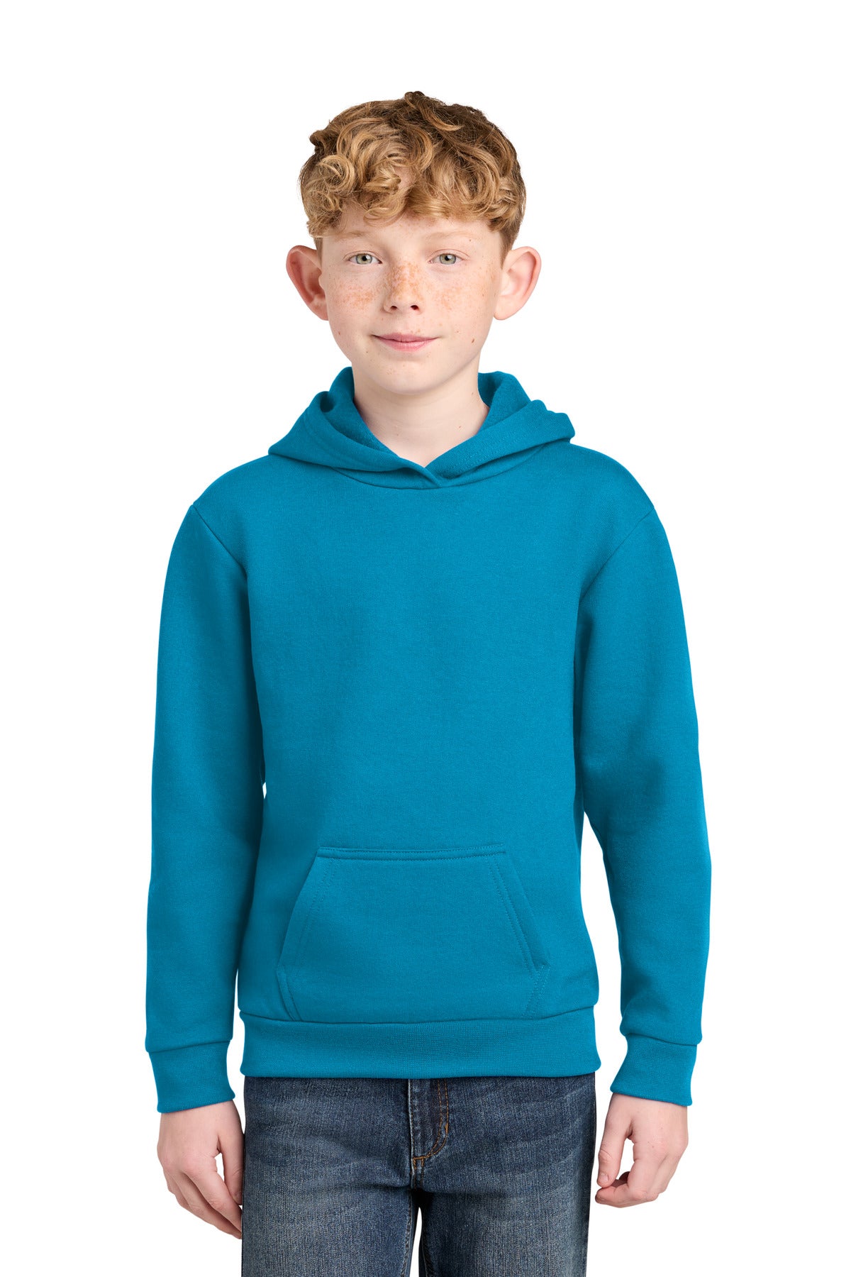 Port & Company PC68YH - Youth Easy Fleece Pullover Hooded Sweatshirt