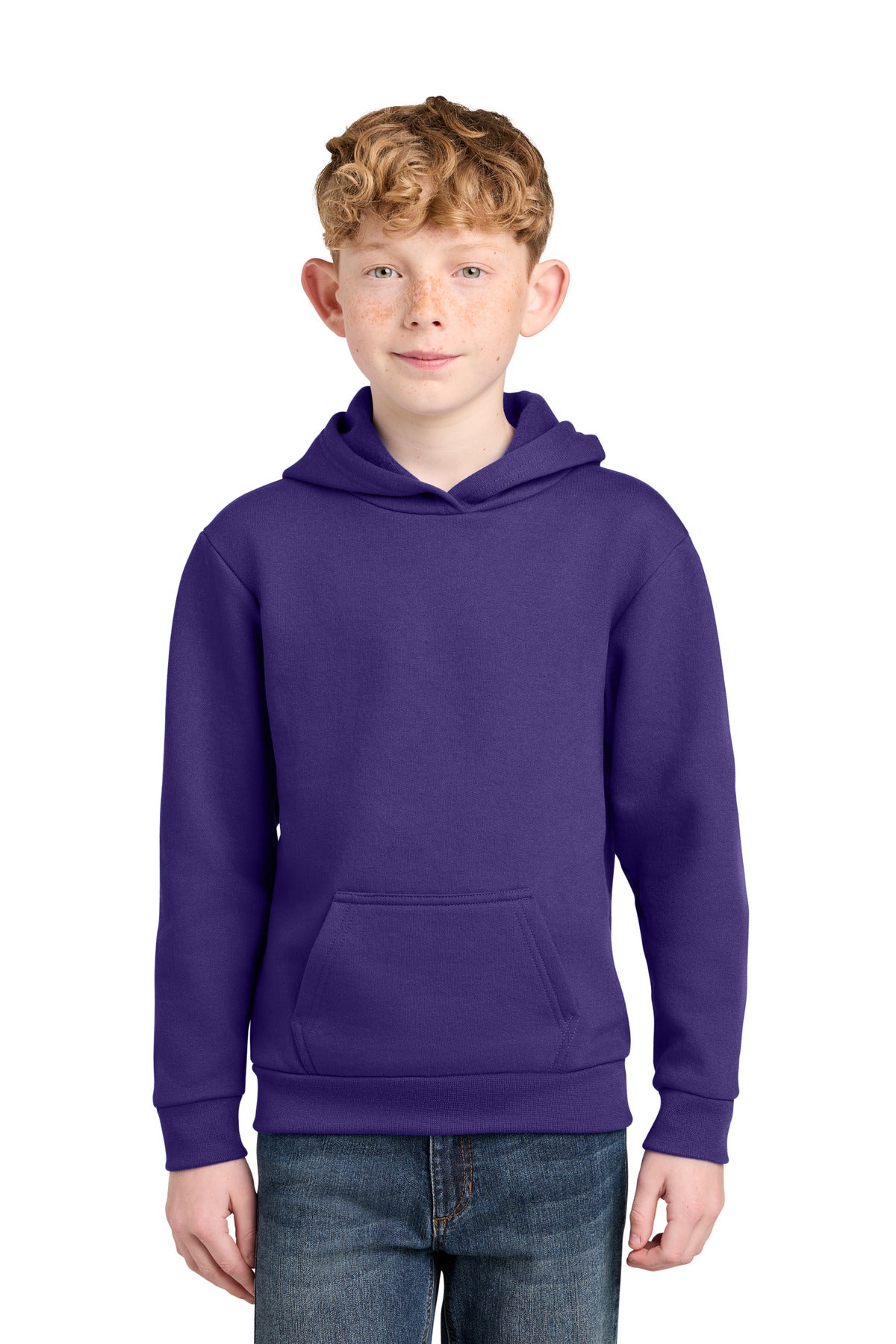 Port & Company PC68YH - Youth Easy Fleece Pullover Hooded Sweatshirt
