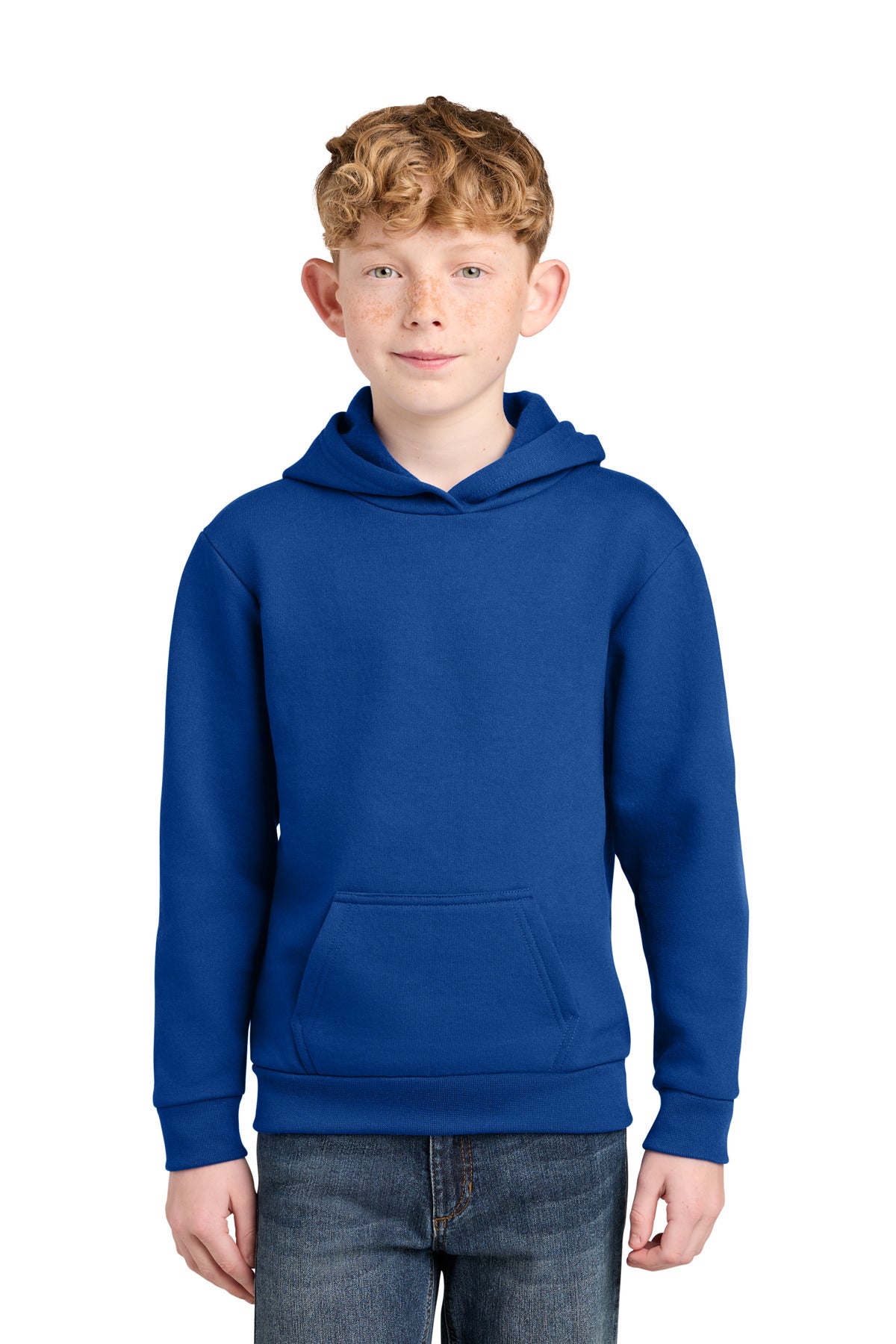 Port & Company PC68YH - Youth Easy Fleece Pullover Hooded Sweatshirt