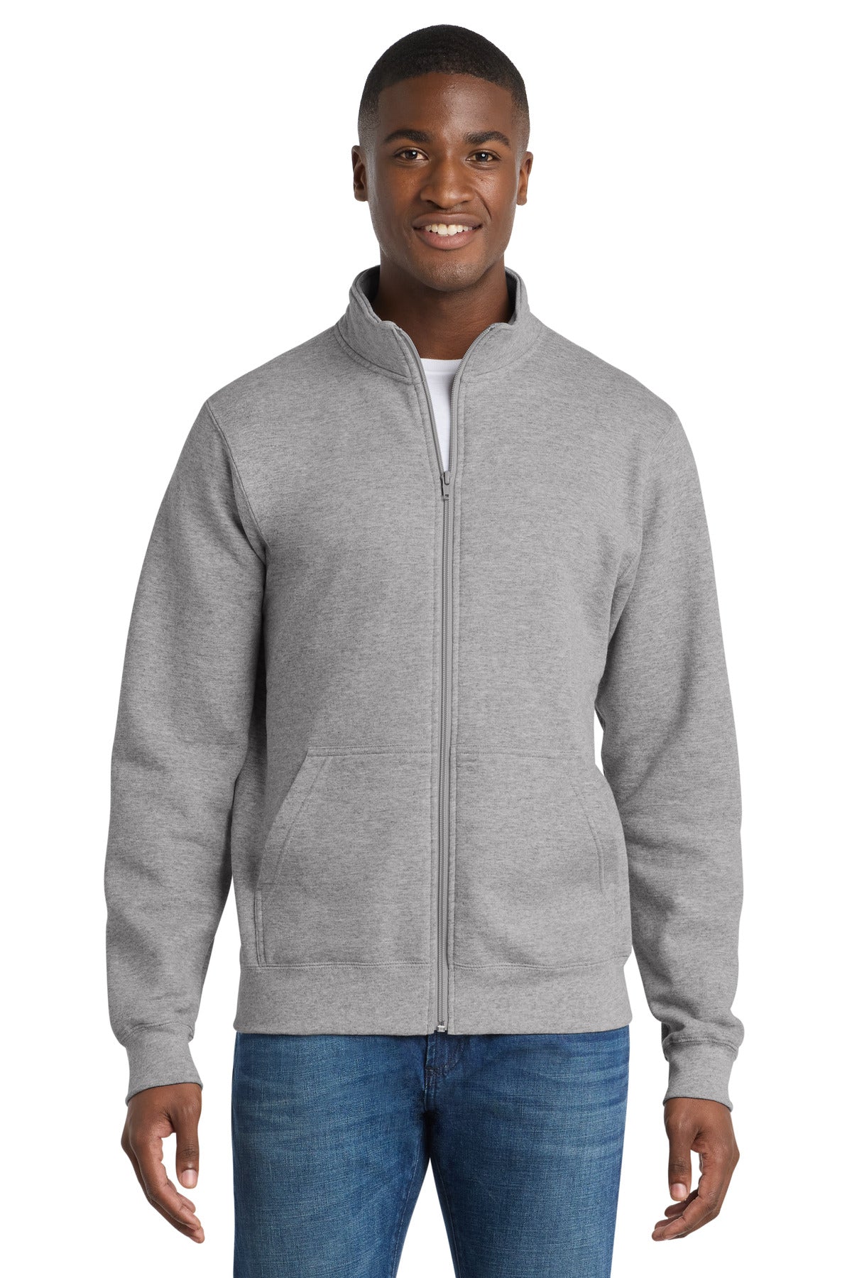 Port & Company PC78FZ - Core Fleece Cadet Full-Zip Sweatshirt