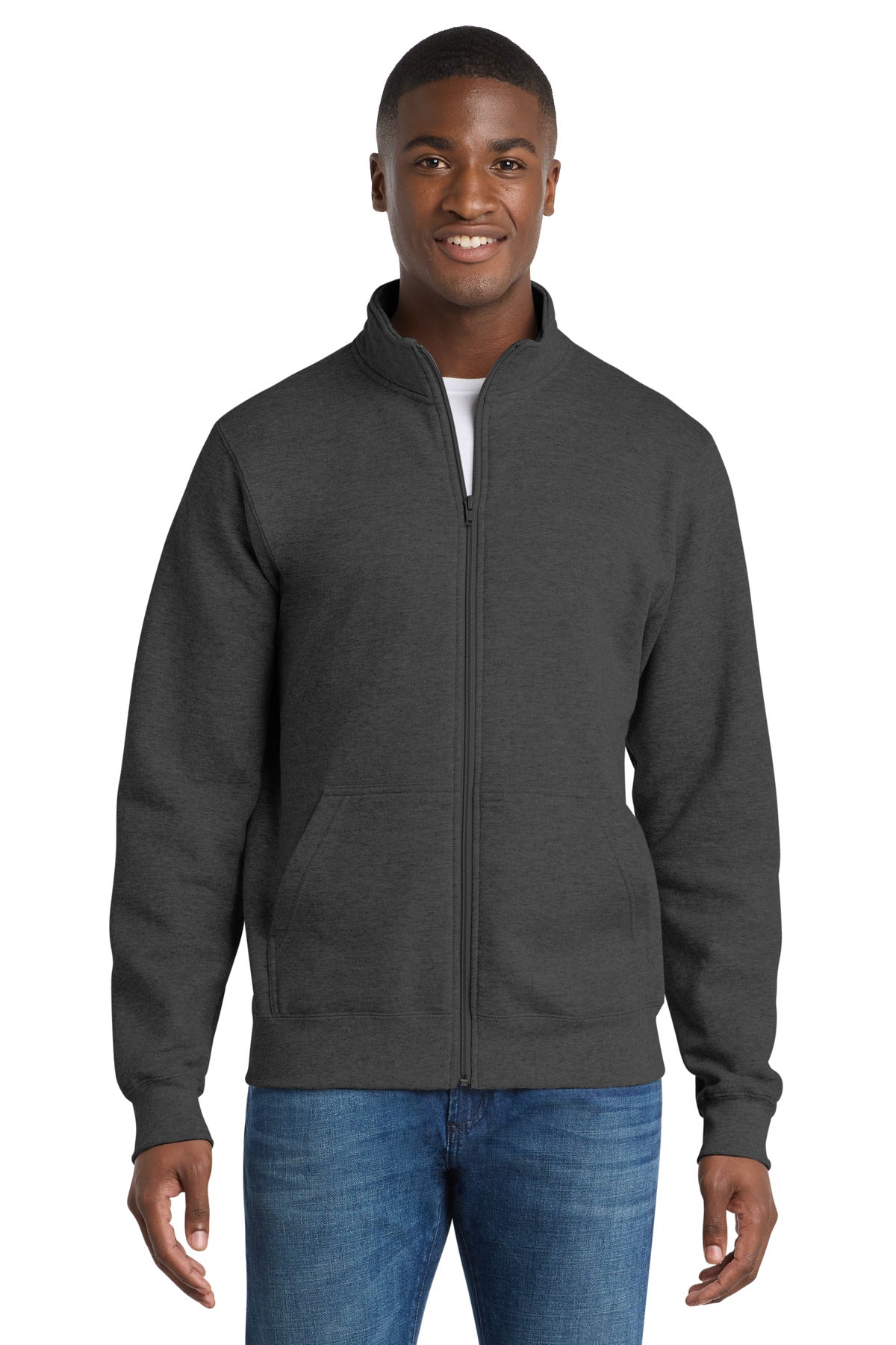 Port & Company PC78FZ - Core Fleece Cadet Full-Zip Sweatshirt