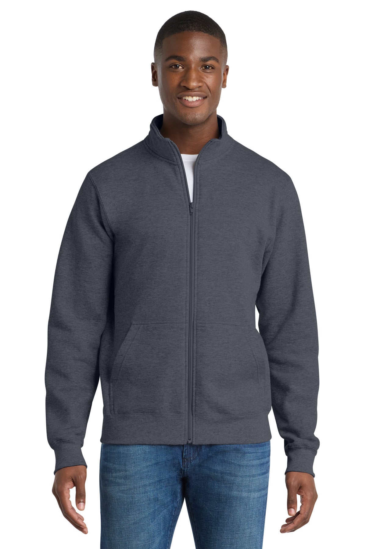 Port & Company PC78FZ - Core Fleece Cadet Full-Zip Sweatshirt