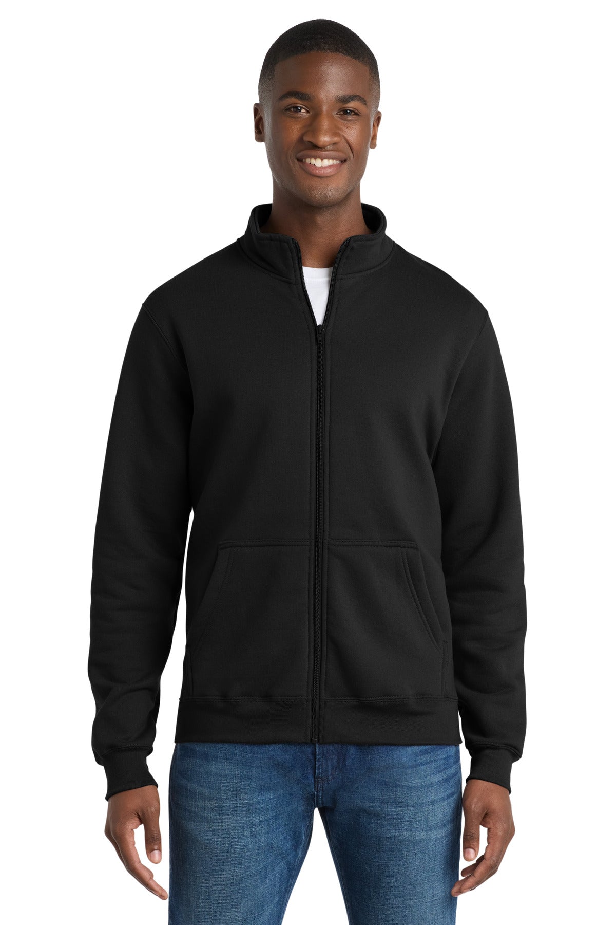 Port & Company PC78FZ - Core Fleece Cadet Full-Zip Sweatshirt
