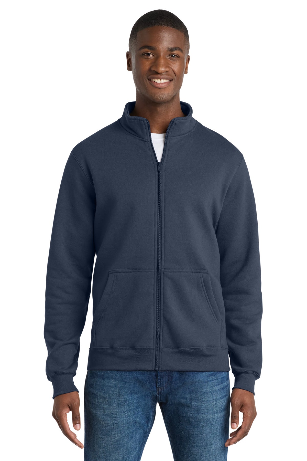 Port & Company PC78FZ - Core Fleece Cadet Full-Zip Sweatshirt