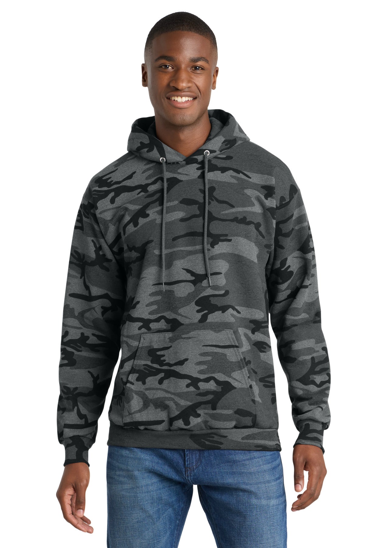 Port & Company PC78HC - Core Fleece Camo Pullover Hooded Sweatshirt