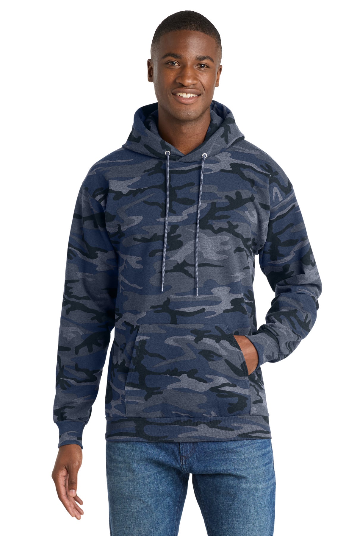 Port & Company PC78HC - Core Fleece Camo Pullover Hooded Sweatshirt