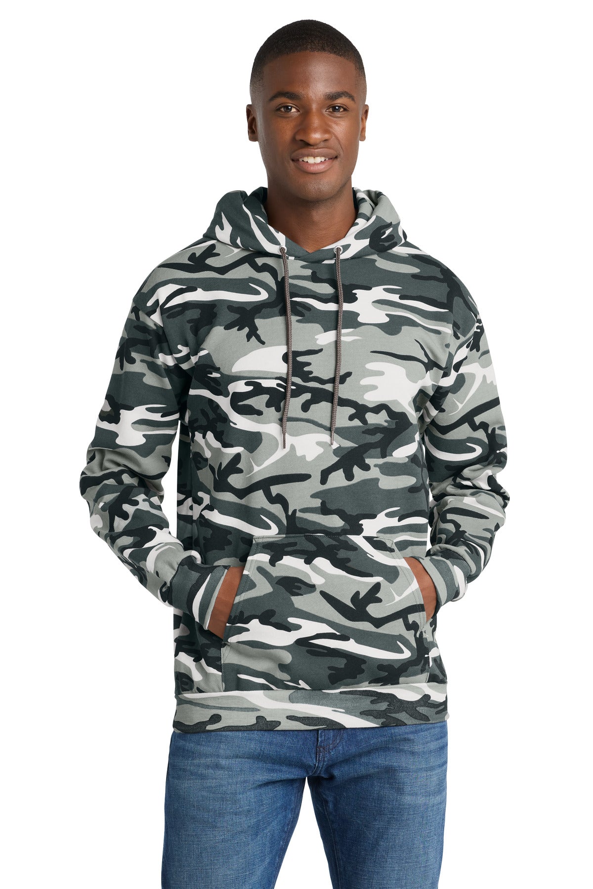 Port & Company PC78HC - Core Fleece Camo Pullover Hooded Sweatshirt