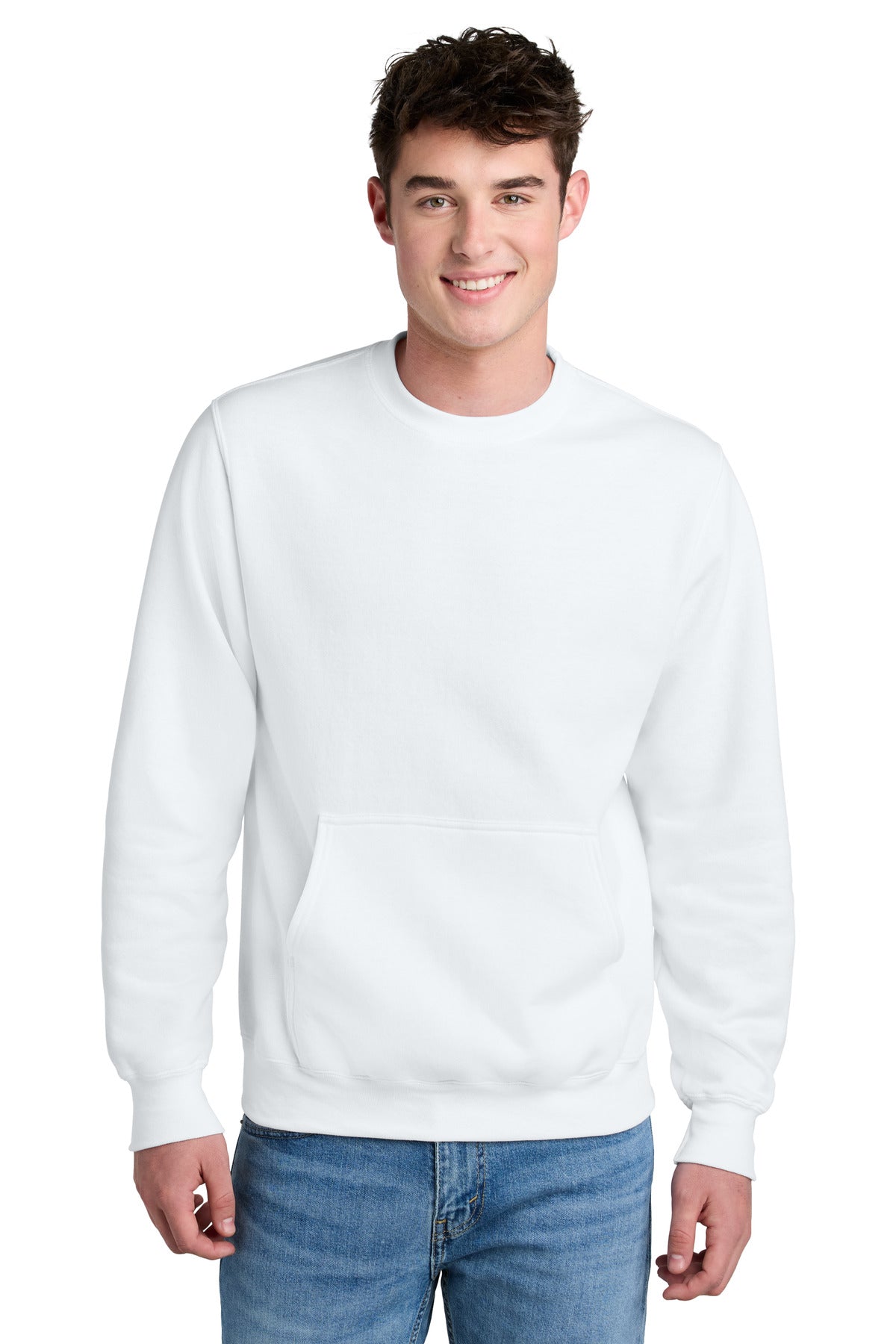 Port & Company PC78PKT - Core Fleece Crewneck Pocket Sweatshirt