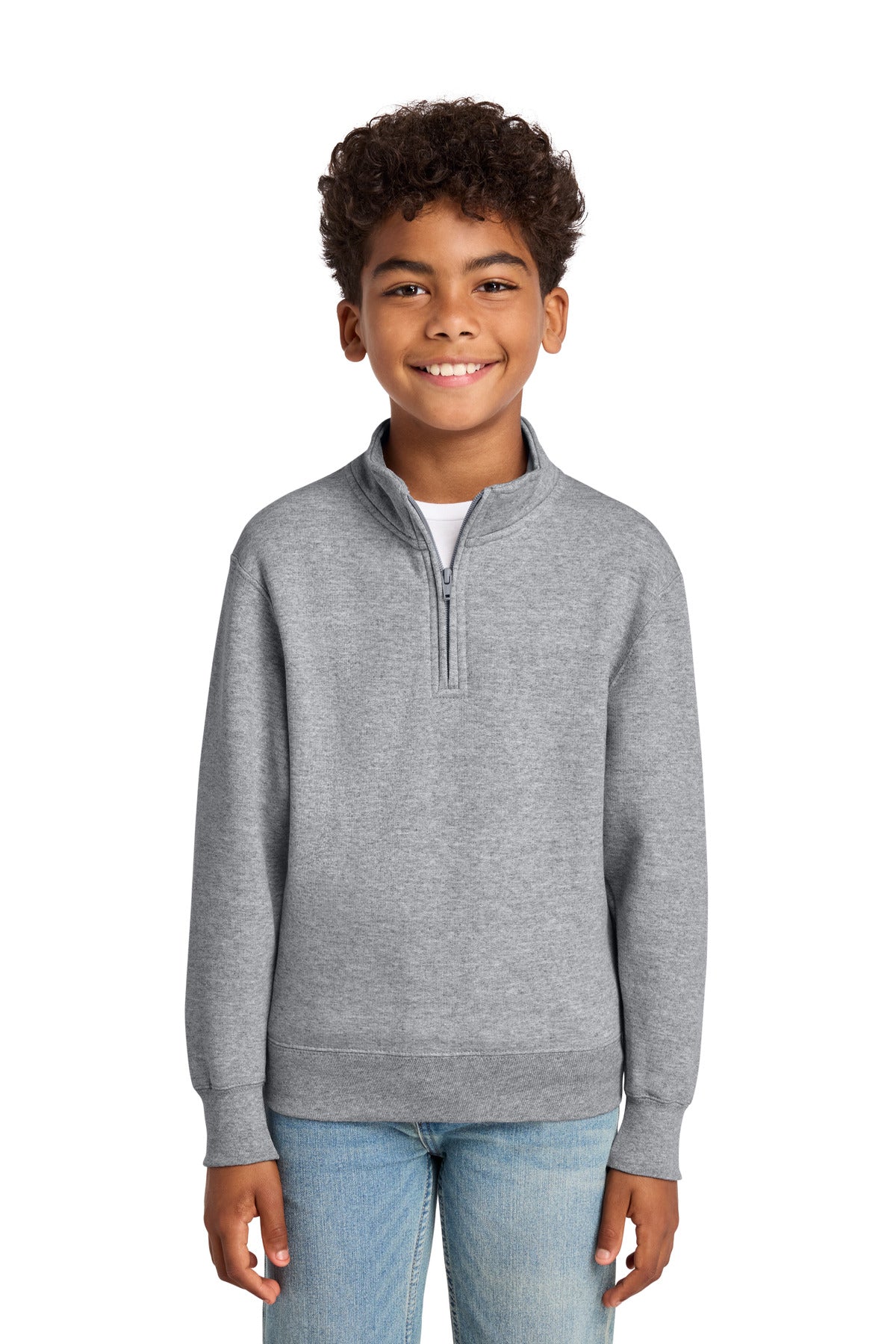 Port & Company PC78YQ - Youth Core Fleece 1/4-Zip Pullover Sweatshirt