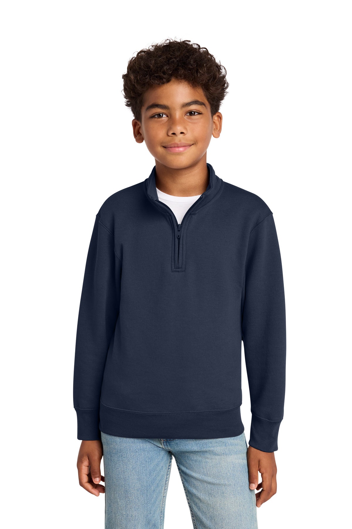 Port & Company PC78YQ - Youth Core Fleece 1/4-Zip Pullover Sweatshirt