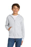 Port & Company PC78YZH - Youth Core Fleece Full-Zip Hooded Sweatshirt