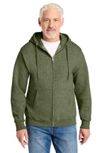 Port & Co PC78ZH - Core Fleece Full-Zip Hooded Sweatshirt