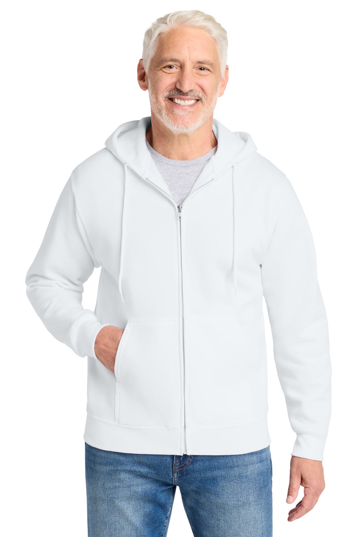 Port & Company PC78ZH - Core Fleece Full-Zip Hooded Sweatshirt