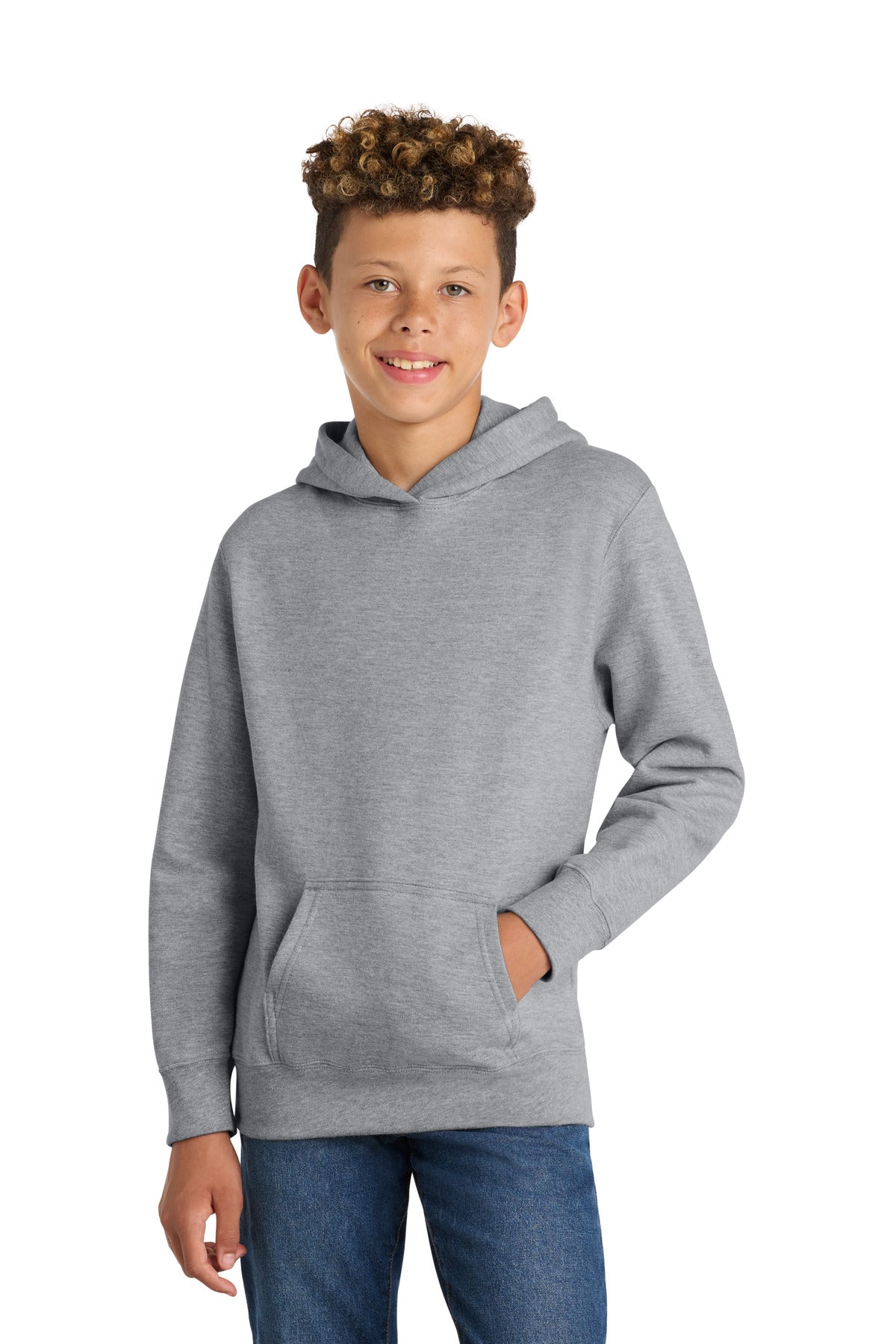 Port & Company PC850YH - Youth Fan Favorite Fleece Pullover Hooded Sweatshirt
