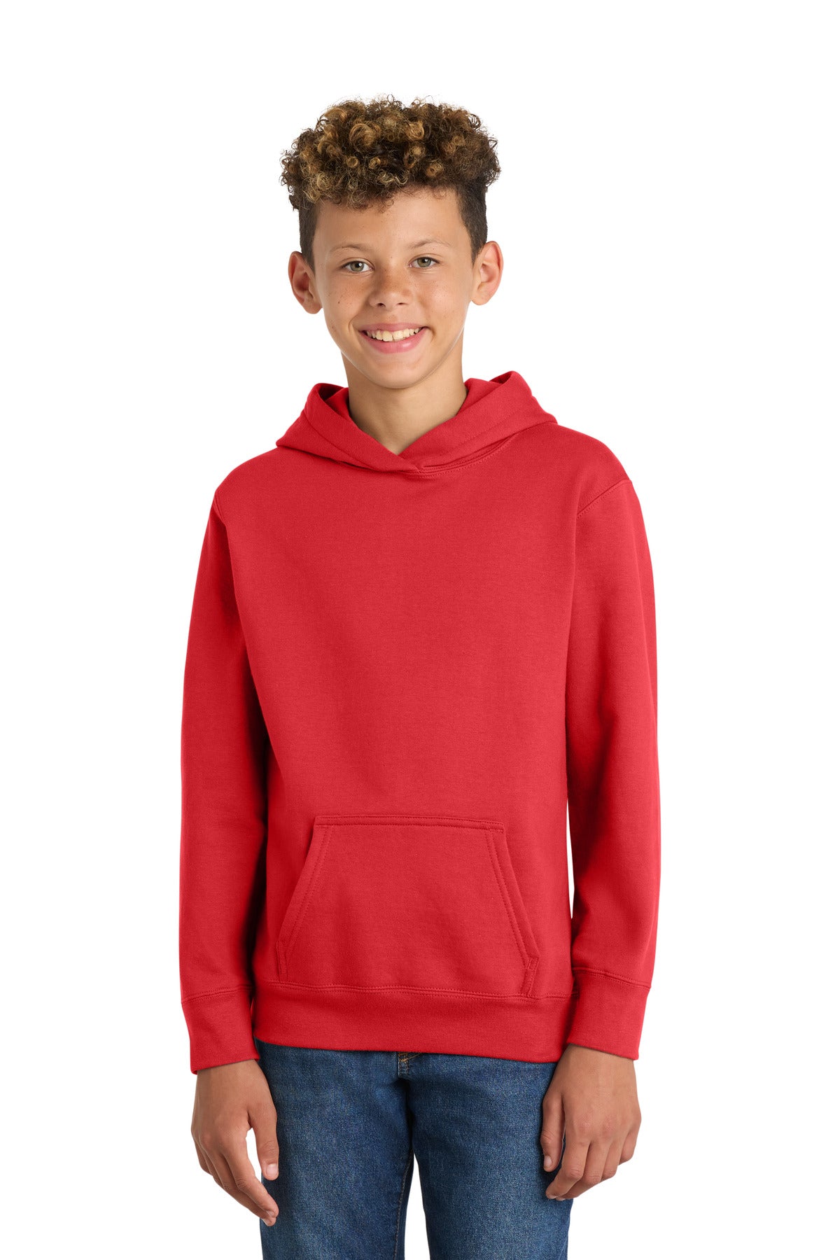 Port & Company PC850YH - Youth Fan Favorite Fleece Pullover Hooded Sweatshirt
