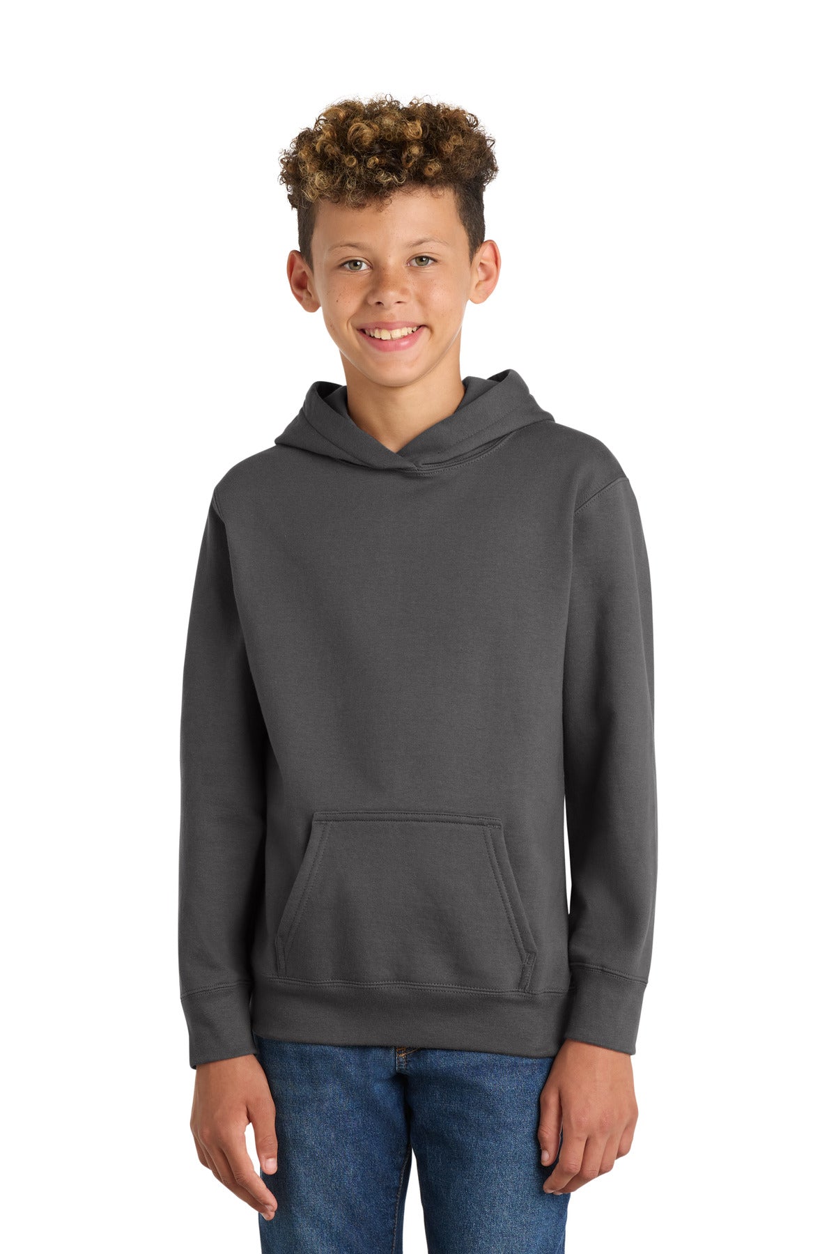 Port & Company PC850YH - Youth Fan Favorite Fleece Pullover Hooded Sweatshirt