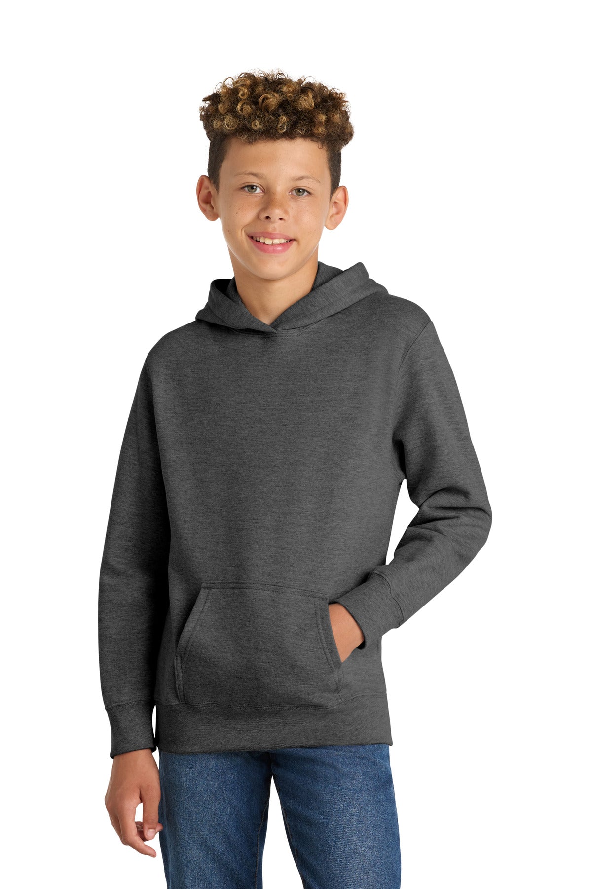 Port & Company PC850YH - Youth Fan Favorite Fleece Pullover Hooded Sweatshirt