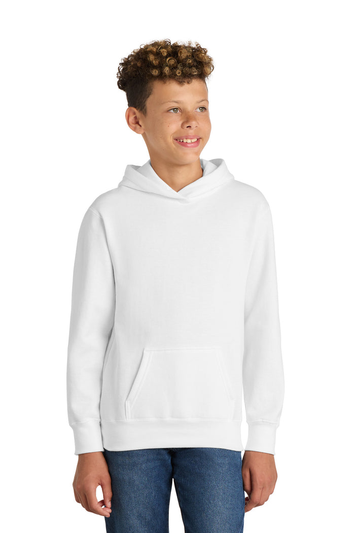Port & Co PC850YH - Youth Fan Favorite Fleece Pullover Hooded Sweatshirt