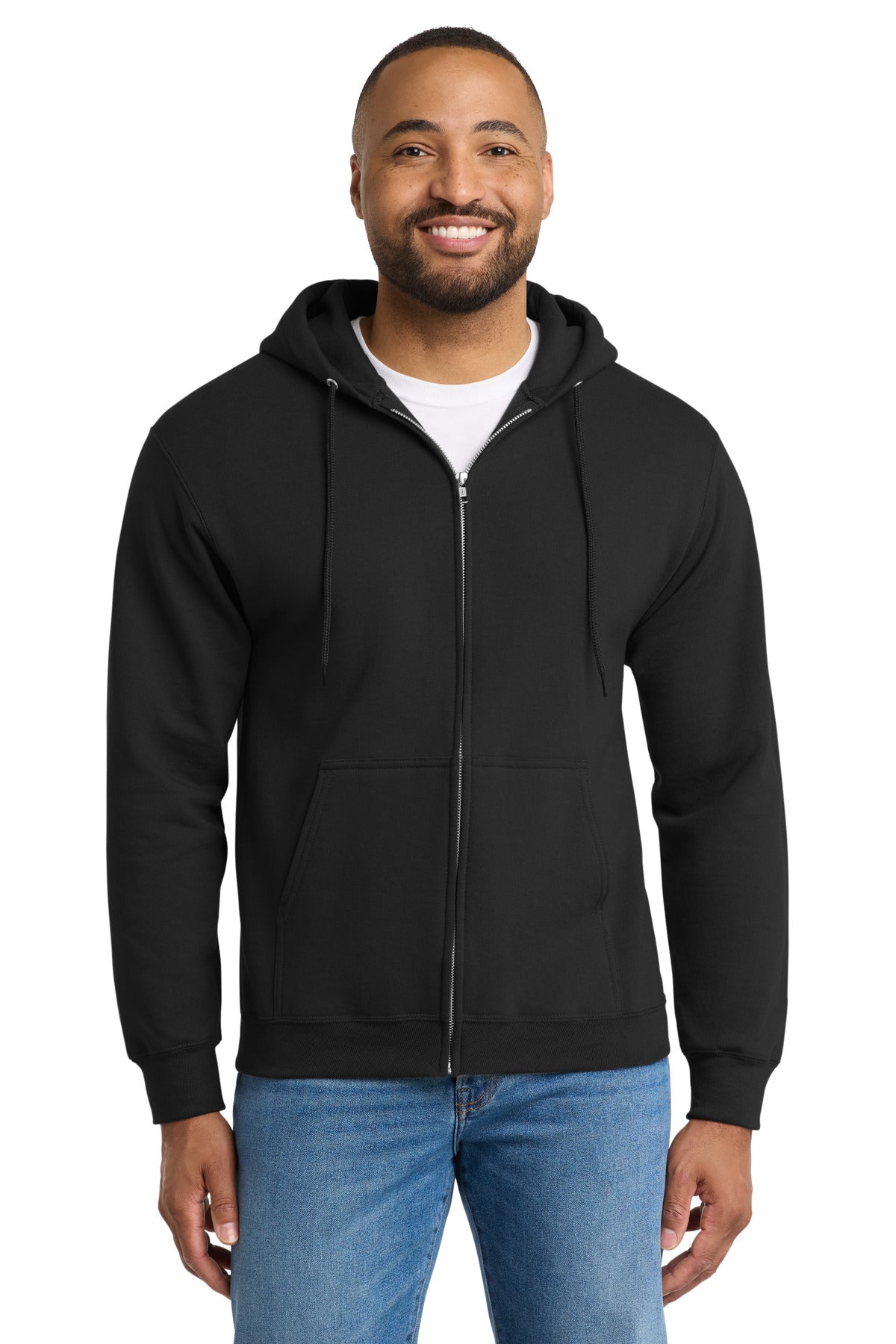 Port & Company PC90ZHT - Tall Essential Fleece Full-Zip Hooded Sweatshirt