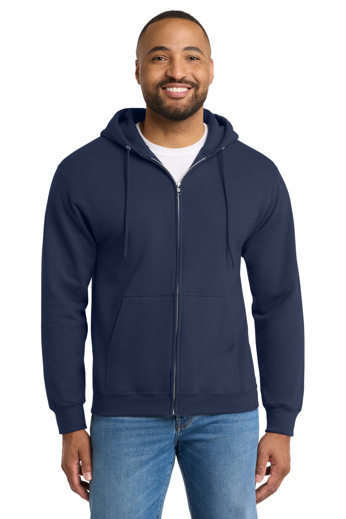 Port & Company PC90ZHT - Tall Essential Fleece Full-Zip Hooded Sweatshirt