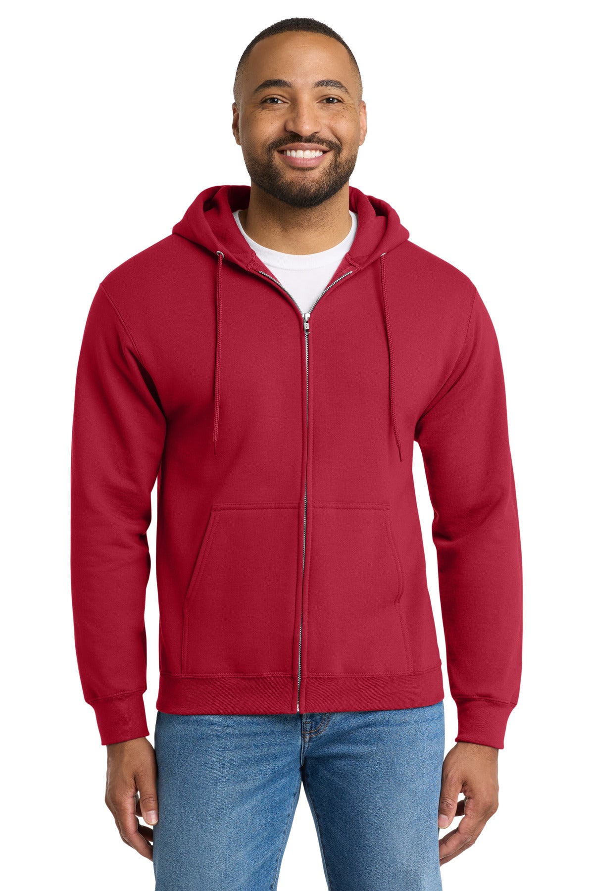 Port & Company PC90ZH - Essential Fleece Full-Zip Hooded Sweatshirt