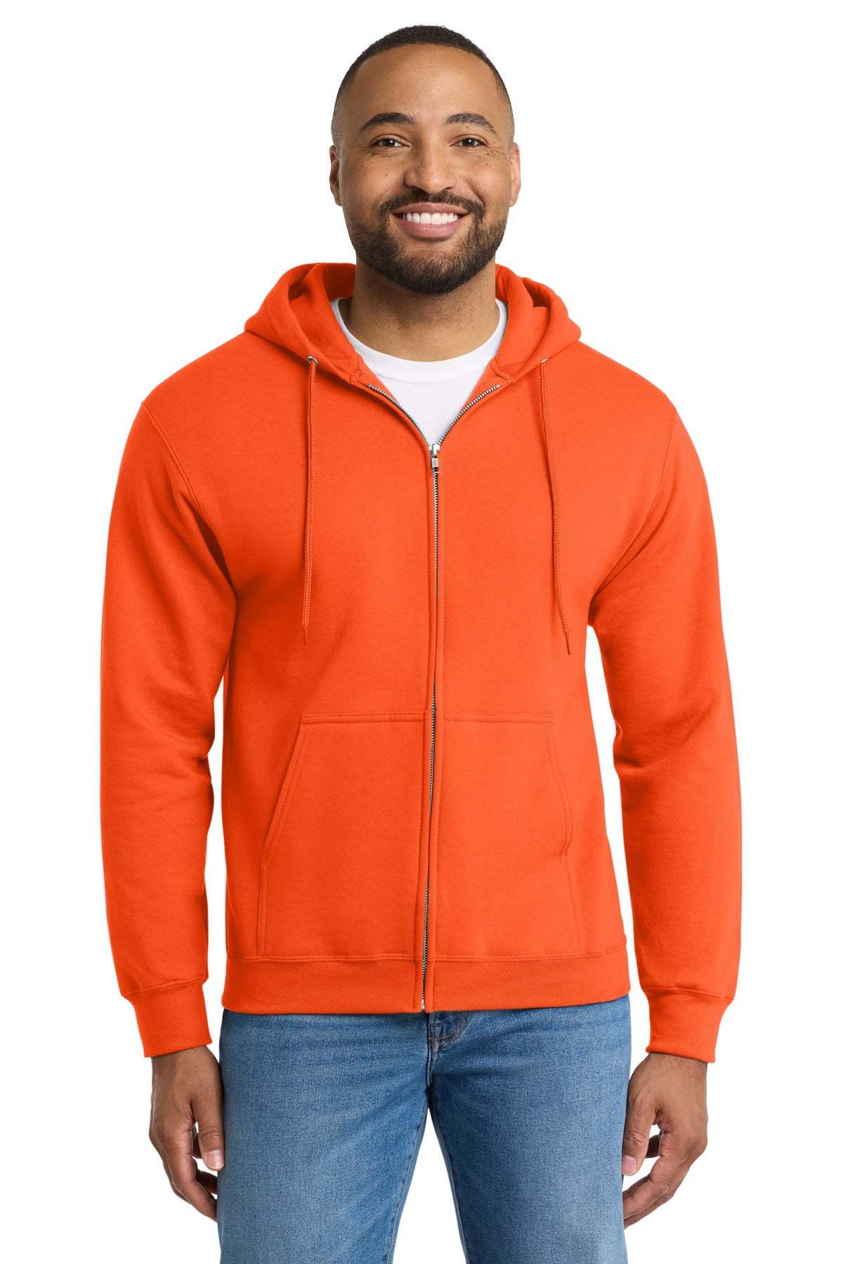 Port & Company PC90ZH - Essential Fleece Full-Zip Hooded Sweatshirt