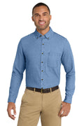 Port & Company SP10 — Long Sleeve Value Denim Shirt