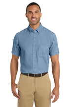 Port & Company SP11 — Short Sleeve Value Denim Shirt