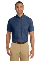 Port & Company SP11 — Short Sleeve Value Denim Shirt