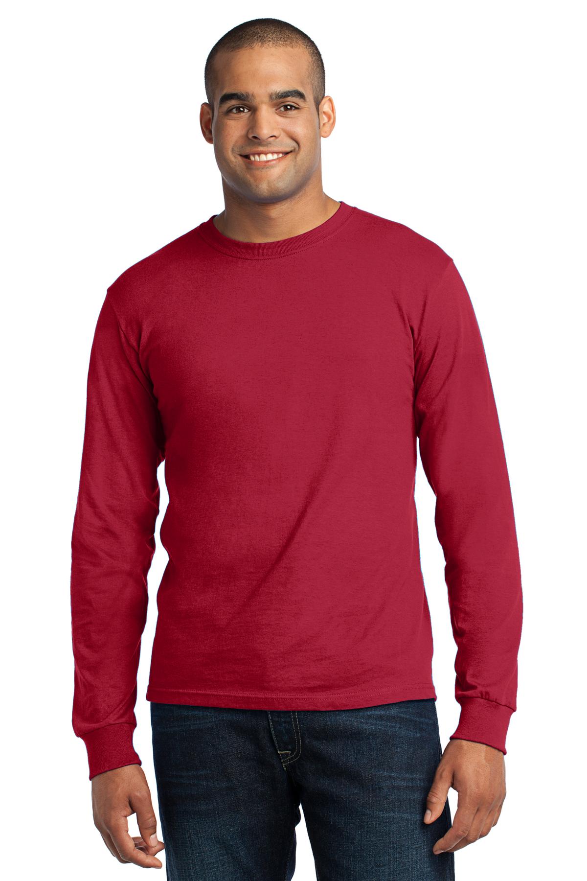 Port & Co USA100LS - DISCONTINUED Port & Company - Long Sleeve All-American Tee