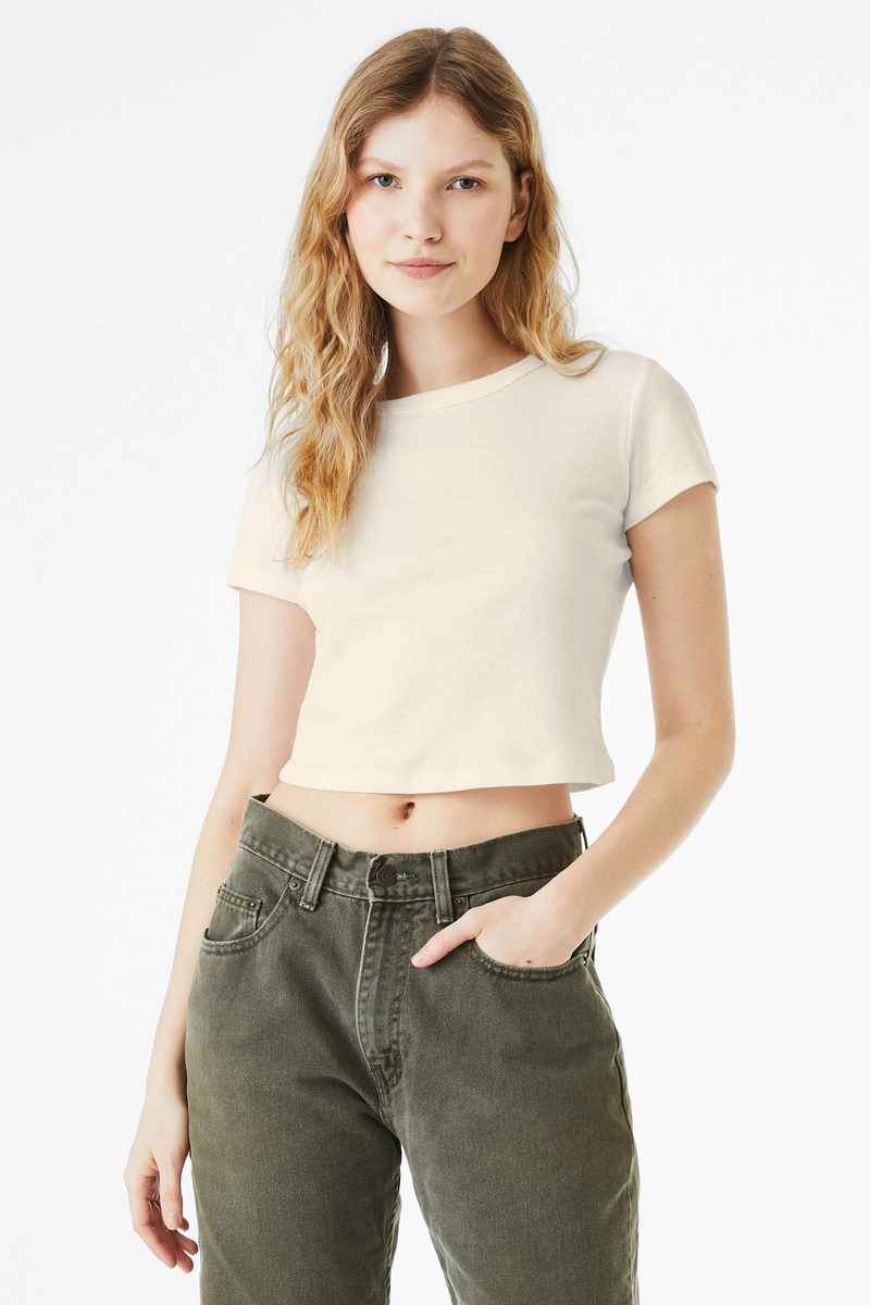 Bella + Canvas BC1010 - BELLA+CANVAS Women's Micro Rib Baby Tee