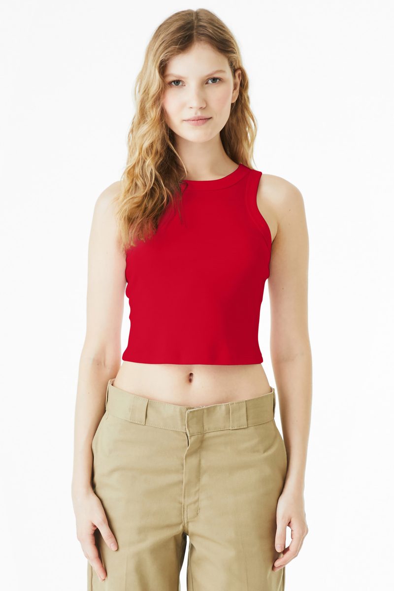 Bella + Canvas BC1019 - BELLA+CANVAS Women's Micro Rib Racer Tank BELLA + CANVAS