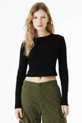 Bella + Canvas BC1501 - BELLA+CANVAS Women's Micro Rib Long Sleeve Baby Tee