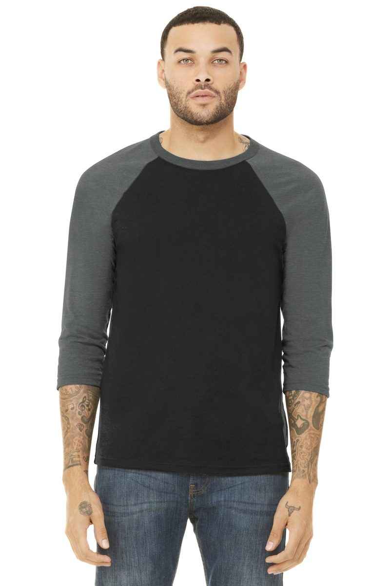 Bella + Canvas BC3200 - BELLA+CANVAS Unisex 3/4-Sleeve Baseball Tee